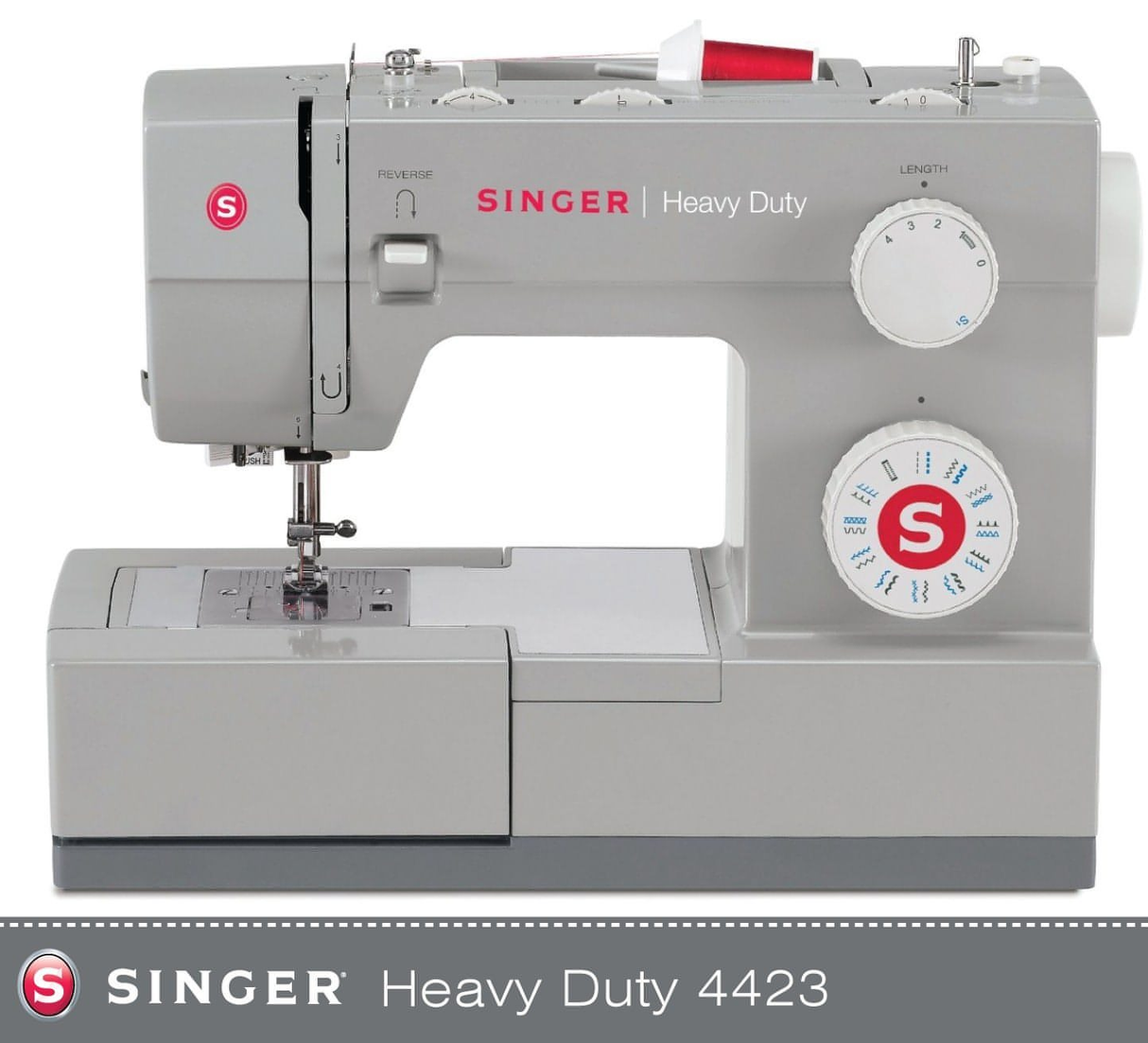 Singer Heavy Duty 4411 Sewing Machine, 30% faster, 60% stronger - Latest 2025 model with dual pulley system