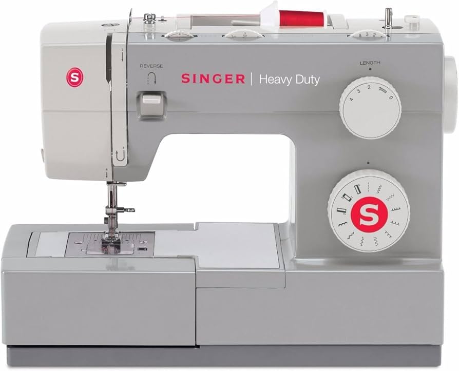 Singer Heavy Duty 4411 Sewing Machine, 30% faster, 60% stronger - Latest 2025 model with dual pulley system