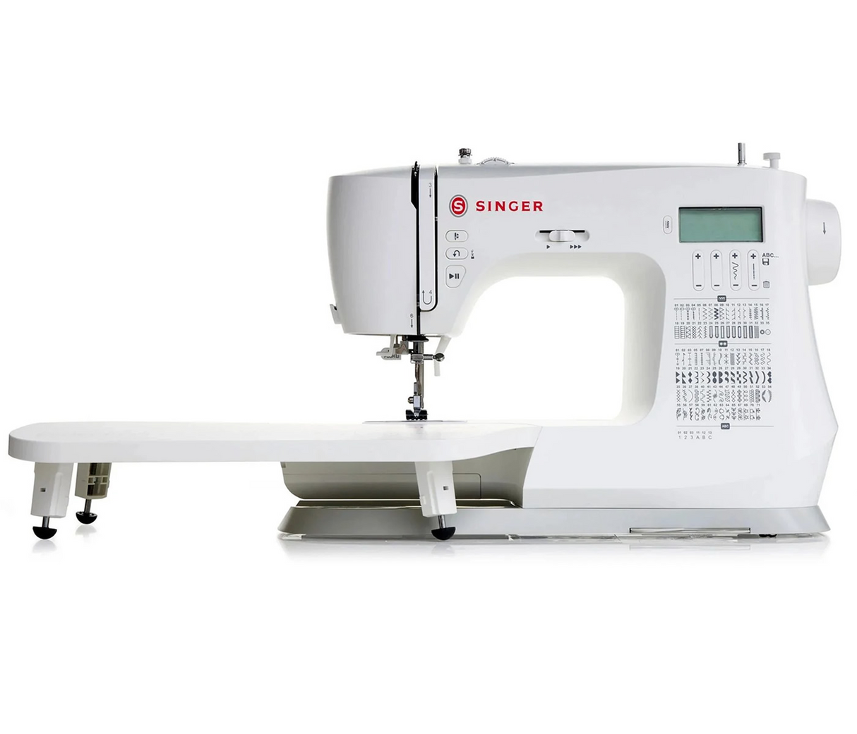 Singer C5955 Sewing Machine - 200 stitch patterns with letters and numbers, inc. Extension Table - New 2025 model