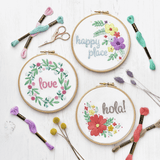 Anchor Embroidery Hoop Kit - Love