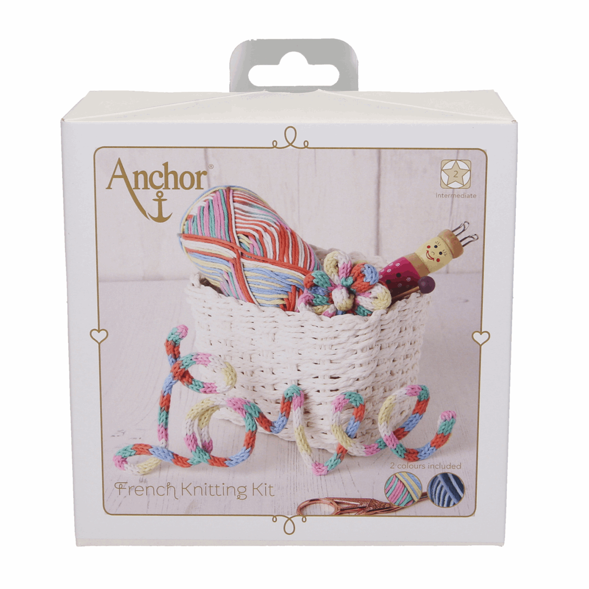 Anchor French Knitting Kit - Pastel