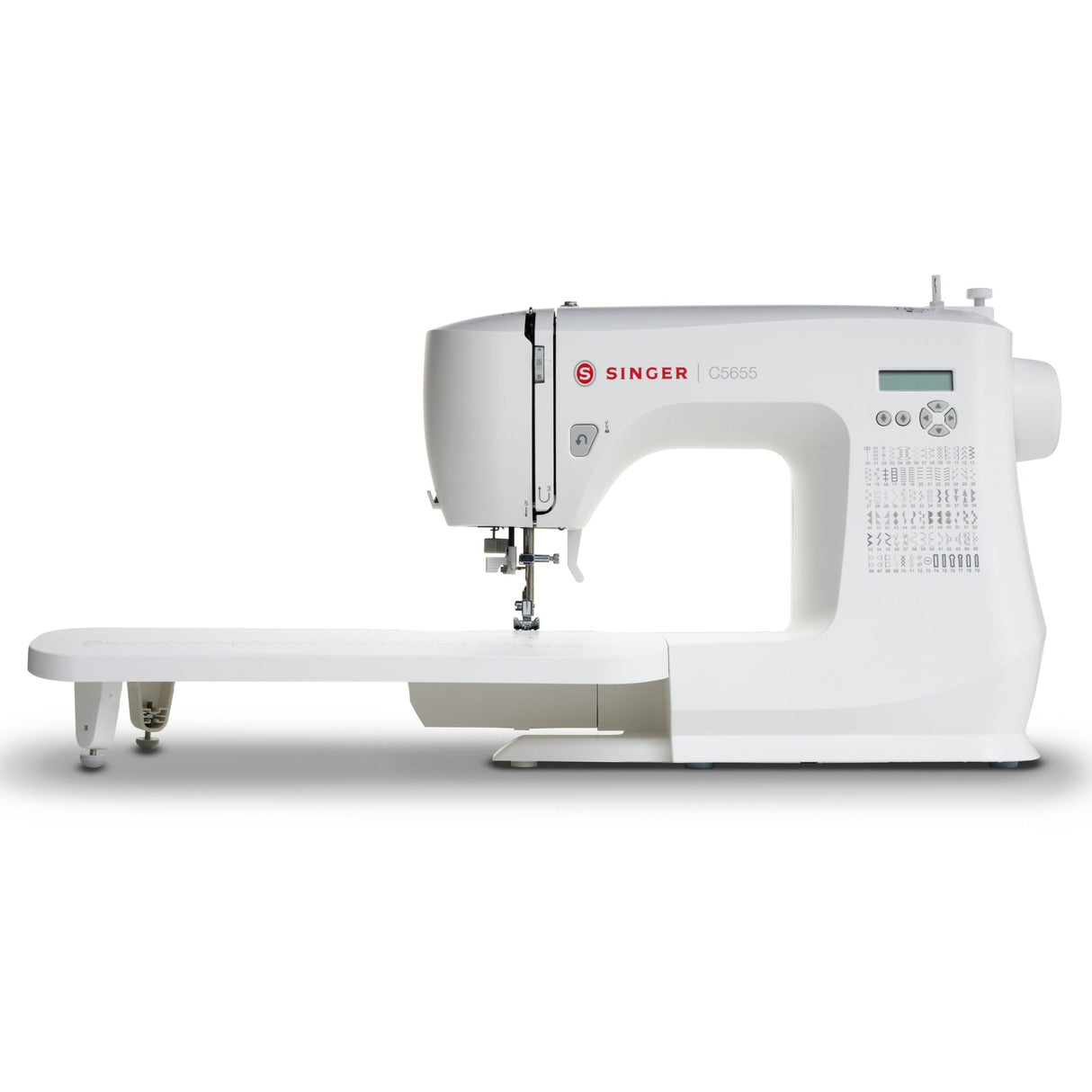 Singer C5655 Sewing Machine with Large Extension Table - 80 stitch patterns