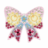 Trimits Iron-On/Sew On Motif Patch - Floral Bow