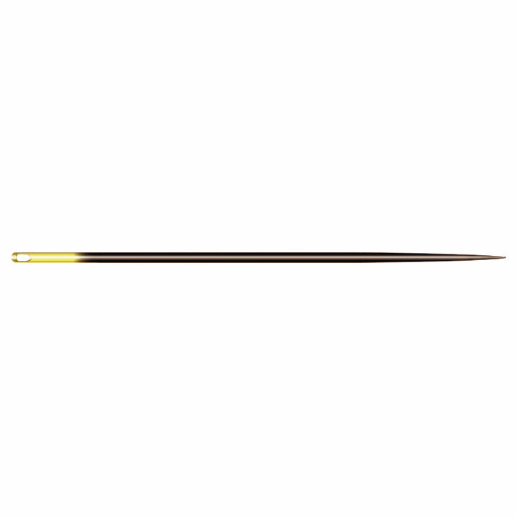 Clover Black/Gold Hand Sewing Quilting Needles - Size No. 9 (Pack of 6)