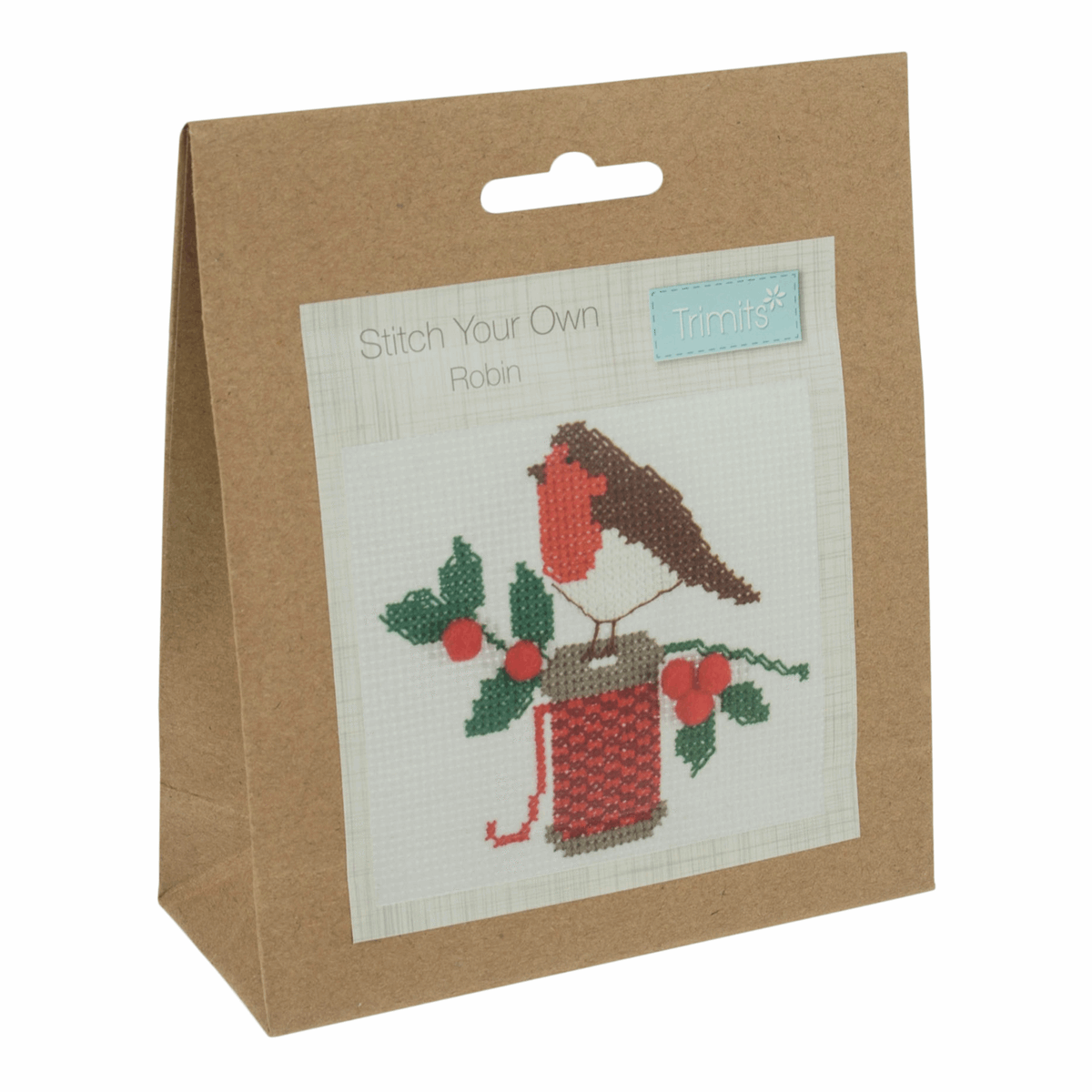 Trimits Counted Cross Stitch Kit - Robin