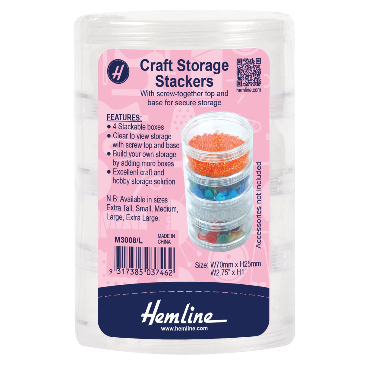 Craft Storage Stackers, Large