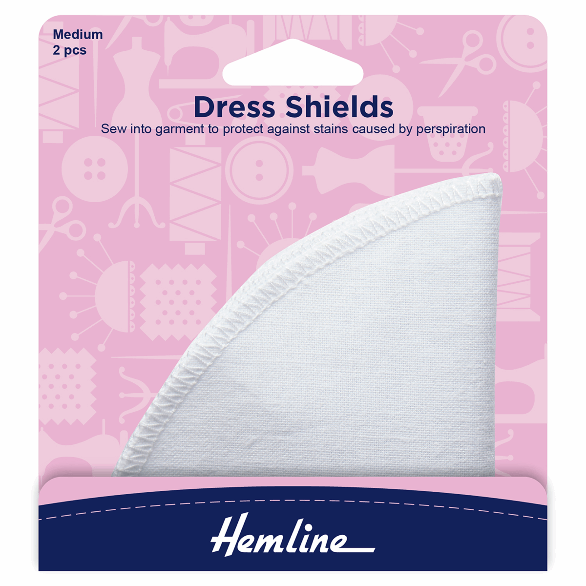 Hemline Full Sleeve Dress Shields - Medium