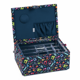 Mini Sew Machines Rectangle Sewing Box - Large