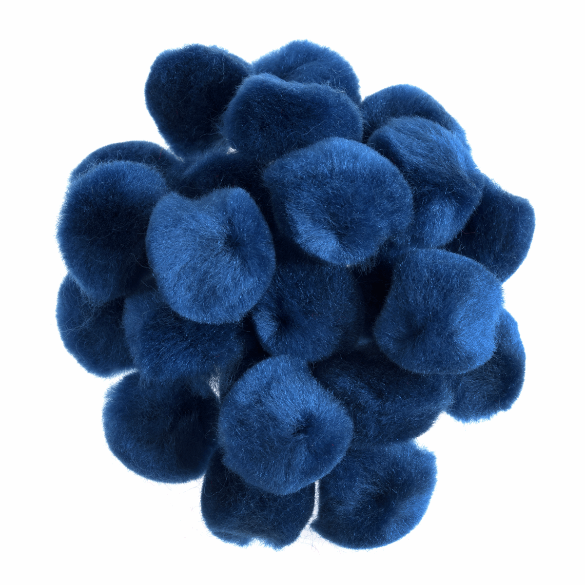 Trimits Royal Blue Pom Poms - 25mm (Pack of 100)