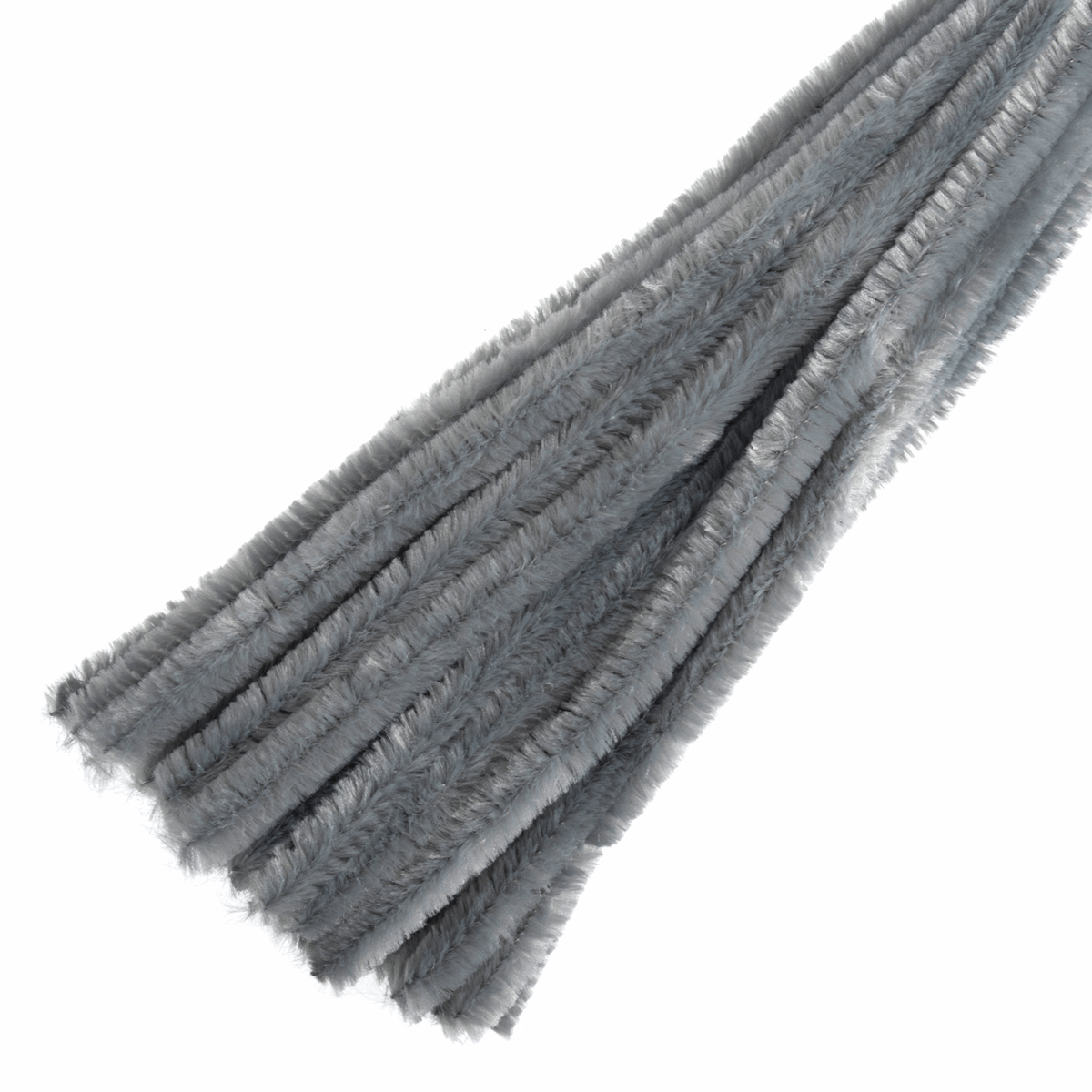 Trimits Grey Jumbo Chenilles - 30cm x 12mm (Pack of 50)