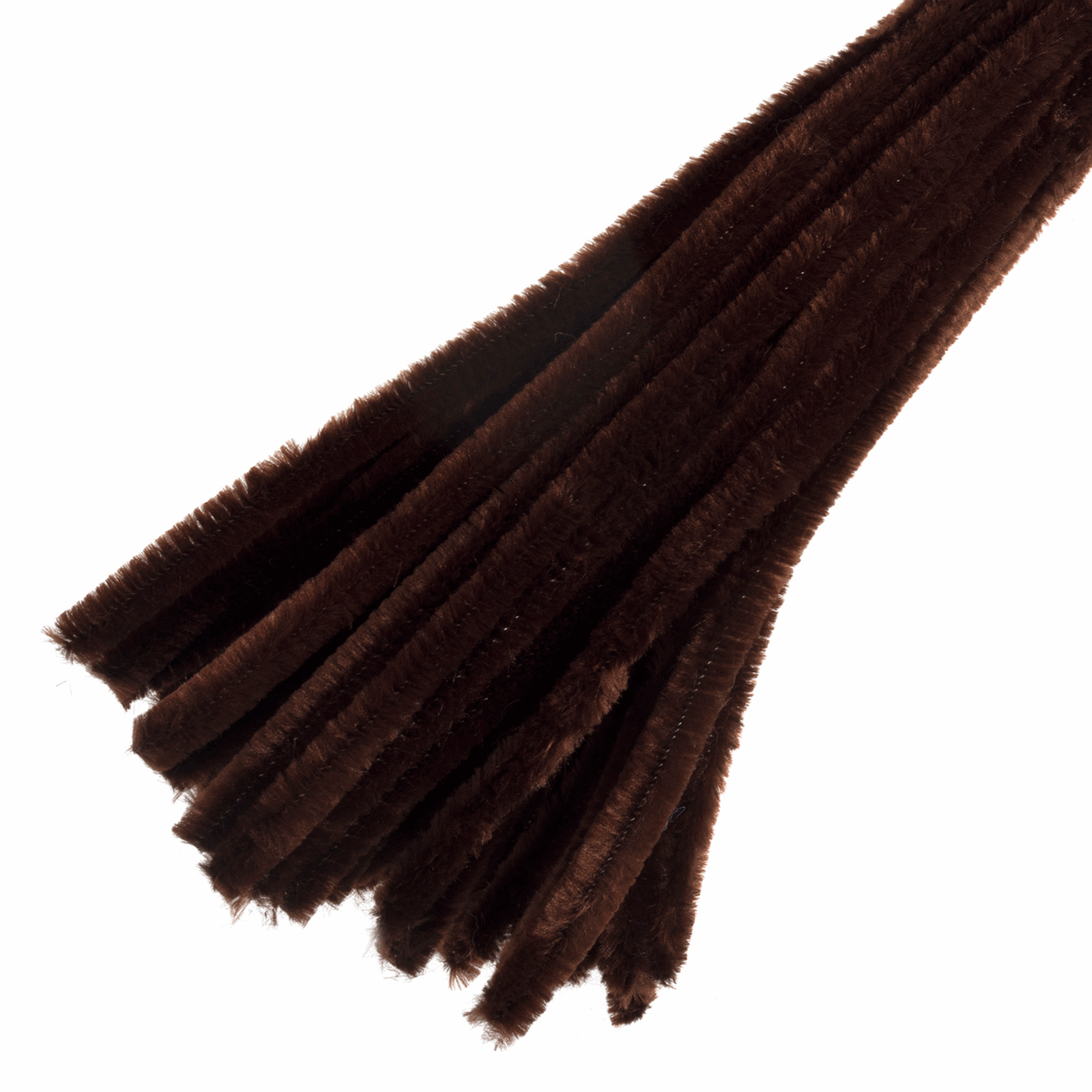 Trimits Brown Jumbo Chenilles - 30cm x 12mm (Pack of 50)