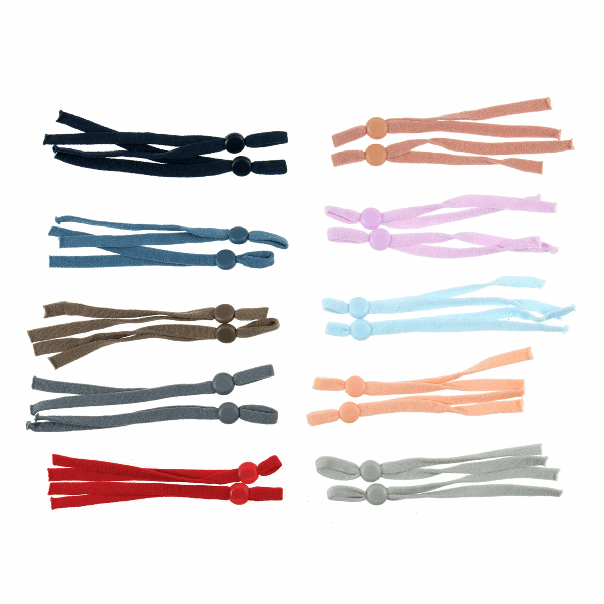 Trimits Adjustable Mask Elastics - Assorted Pack of 20