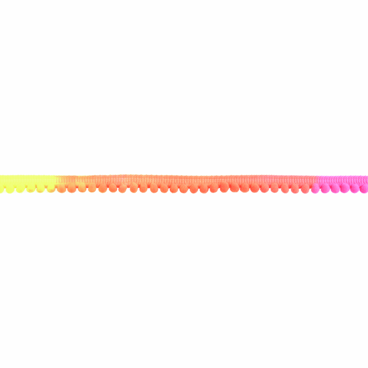 Trimits Neon Small Pom Pom Trim Edging - 20m x 10mm (Full roll)