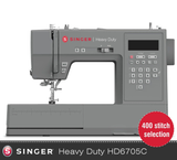 Singer Heavy Duty HD6705 Sewing Machine - 60% stronger and 30% faster - 400 stitch applications with letter and number sewing